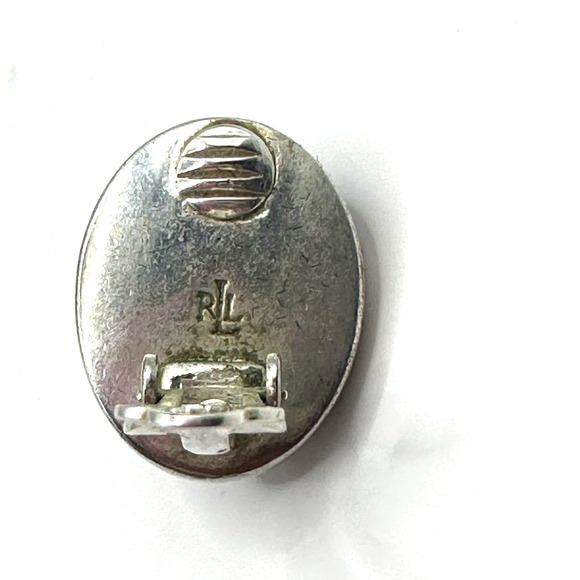 Ralph Lauren Clip On Earrings Lot of 4 Silver & Gold Toned Vintage Mix Signed - Picture 6 of 10